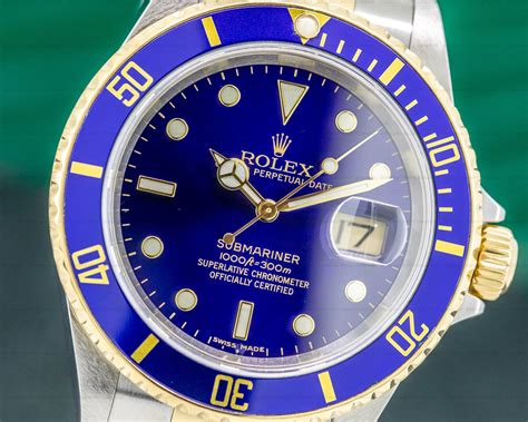 ghiera rolex submariner 1999 originale|Rolex Submariner Date 16613 blue ANumber USED mens.